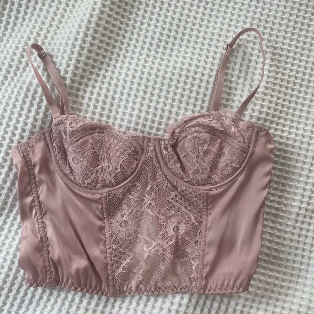 Pink/Rose Urban Outfitters Corset Top